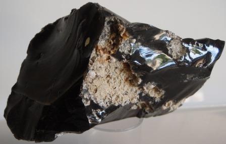 large obsidian specimen from new Zealand at rockhoundz.com.au aka dragonglass