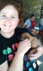 Angus the Rockhound at puppy 4 weeks old