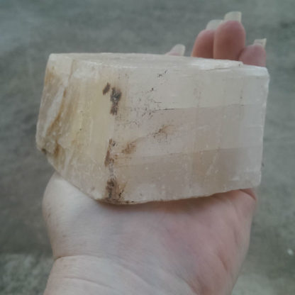 calcite crystal for mohs scale of hardness at rockhoundz.com.au